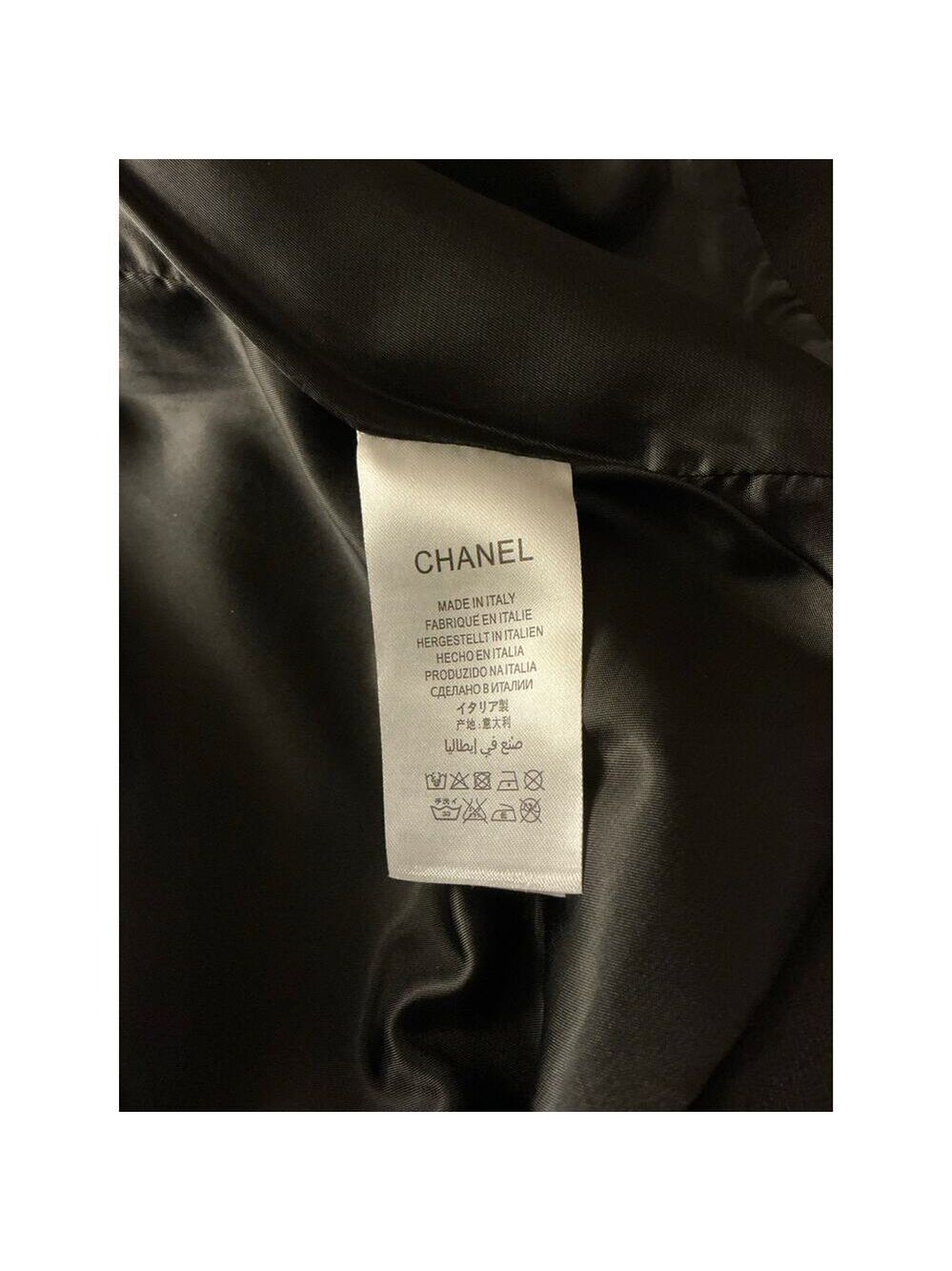 Chanel Blazer CC Crest Buttons Logo Patch Jacket Medium - Picture 9 of 16